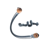 Fugaflow Eccelente Sobrado évacuation de baignoire surélevée - commande rotative avec fonction de remplissage - évacuation prolongée - cuivre brossé SW1212617
