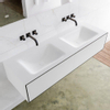 MONDIAZ LAGOM 140cm badmeubel solid surface urban 2 lades Wastafel cloud dubbel zonder kraangat SW409171 MONDIAZ LAGOM 140cm badmeubel solid surface urban 2 lades Wastafel cloud dubbel zonder kraangat SW409171