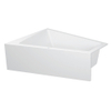 Duravit Paiova Baignoire de biais acrylique 170x130x46cm gauche avec panneau et frame Blanc 0280231 Duravit Paiova Baignoire de biais acrylique 170x130x46cm gauche avec panneau et frame Blanc 0280231