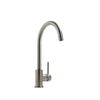 Crosswater Tropic Robinet de cuisine - avec levie - bec rotatif - inox brossé SW104506