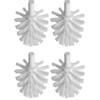 Geesa Standard collection brosse séparée pour ensemble balai de toilette blanc (4 pièces) SW773190