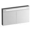 BRAUER Promise Deluxe armoire de toilette – 119 x 70 x 15 cm – LED directe en haut – Timber Grey SW1203637