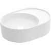 Villeroy & Boch Collaro opzetwastafel ovaal met kraangatbank 51x38cm zonder overloop zonder kraangat wit SW358402 Villeroy & Boch Collaro opzetwastafel ovaal met kraangatbank 51x38cm zonder overloop zonder kraangat wit SW358402