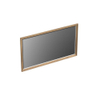 Forzalaqua Reno 2.0 miroir 140x80cm Rectangulaire sans éclairage avec cadre Chêne massif Oyster SW492600