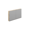 Thebalux Type D spiegelkast – 120x70 cm – indirecte LED – Carbon wood structuur SW787345