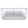 Duravit Happy D2 Baignoire dos contre le mur 180x80cm avec tabliers blanc SW68393 Duravit Happy D2 Baignoire dos contre le mur 180x80cm avec tabliers blanc SW68393