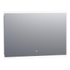 BRAUER Jasper spiegel – 100x70 cm – directe LED boven – dimbaar, touchbediening – Aluminium SW278184