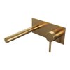 Brauer Gold Edition wastafelkraan inbouw ColdStart met inbouwdeel en rechte uitloop type S2 greep messing geborsteld goud SW547636 Brauer Gold Edition wastafelkraan inbouw ColdStart met inbouwdeel en rechte uitloop type S2 greep messing geborsteld goud SW547636