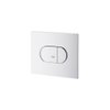 Grohe Arena Cosmopolitan wc bedieningsplaat horizontaal wit 0729245 Grohe Arena Cosmopolitan wc bedieningsplaat horizontaal wit 0729245