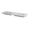 Forzalaqua Nova Doppio carrara marmer Gepolijst 160,5X51,5X9,5cm 2Xø36mm SW369794 Forzalaqua Nova Doppio carrara marmer Gepolijst 160,5X51,5X9,5cm 2Xø36mm SW369794