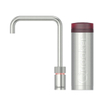 Quooker BE Nordic Square robinet d'eau bouillante - bec pivotant - réservoir PRO3 - Eau chaude / bouillante - Inox SW795648