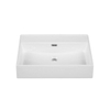 Saniclass Legend Meubelwastafel - 61x47x16cm - met overloop - 1 wasbak - 0 kraangaten - keramiek - glans wit SW1382542