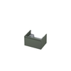 INK Wastafelonderkast - 60x45x35cm - 1 lade - greeploos - MDF lak - Mat beton groen SW416547