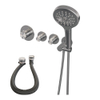 Brauer Brushed Edition Mitigeur douche thermostatique encastrable avec remplissage baignoire par trop-plein douchette 3 jets et partie encastrable ColdStart Nickel brossé PVD SW374438 Brauer Brushed Edition Mitigeur douche thermostatique encastrable avec remplissage baignoire par trop-plein douchette 3 jets et partie encastrable ColdStart Nickel brossé PVD SW374438