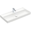 Villeroy & Boch Collaro meubelwastafel 100x47cm zonder overloop 1 kraangat wit SW358330 Villeroy & Boch Collaro meubelwastafel 100x47cm zonder overloop 1 kraangat wit SW358330