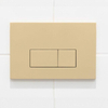 FugaFlow Efficiente Press Plaque de Commande - panneau de commande pour Geberit UP320 réservoir encastré - double chasse - boutons rectangulaires - matière synthétque beige SW1164843