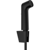 Hansgrohe Bidethanddouche 1 jet EcoSmart avec porte-douche Porter S et flexible de douche 125 cm noir mat SW1172947