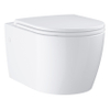 GROHE Start Round Ceramic hangtoilet – spoelrandloos – 36,8 x 54 cm – met softclose zitting – glans wit SW1244484