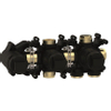 Crosswater MPRO Module Inbouwdeel - voor baduitloop of handdouche - 2 outlets - zwart SW876279