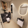 MONDIAZ TURE-DLUX Meuble toilette - 40cm - Rosee - EDEN - vasque Lava - position centrale - sans trou de robinet SW1103960