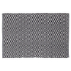 Sealskin Trellis Tapis de bain 60x90cm coton noir SW94550