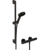 Hansgrohe Pulsify Select S doucheset - thermostatisch - glijstang 65cm - ecosmart - mat zwart SW1151846