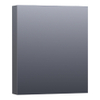 Saniclass Plain Spiegelkast 59x70x15cm Hoogglans Grijs Linksdraaiend SW393088 Saniclass Plain Spiegelkast 59x70x15cm Hoogglans Grijs Linksdraaiend SW393088