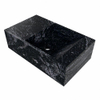 Mondiaz TYNE Fontein - 40x23x12cm - wasbak Links - zonder kraangaten - solid surface - Lava SW1176996