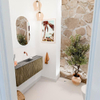Mondiaz JOYA-DLUX 100cm toiletmeubel - kleur Dusk - Wastafel FAYE positie Midden Zonder kraangat kleur Sombra. SW1426146
