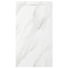 Zenon Essenza Minimal douchevloer - 160x80cm - antislip - antibacterieel - mineraalmarmer - rechthoek - Marble white (wit) SW1418472
