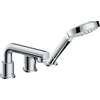 Hansgrohe Talis S Afdekset - 3 gats badrandcombinatie - hoogglans chroom SW31793