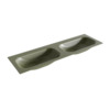 Mondiaz BIG small Army solid surface inbouw wastafel 150cm dubbel SW423420 Mondiaz BIG small Army solid surface inbouw wastafel 150cm dubbel SW423420