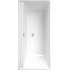 Villeroy & boch Collaro bad rechthoek 160x75cm m/badwaste champagne wit SW354256 Villeroy & boch Collaro bad rechthoek 160x75cm m/badwaste champagne wit SW354256