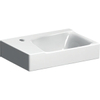 Geberit Xeno2 lave-mains avec trou de robinet à gauche sans trop-plein 40x28x12.5cm avec KeraTect blanc SW417472