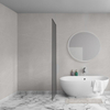 Aqua Vista Oria Cuadra Paroi latérale - 100x200cm - avec kit de montage - pour cabine de douche - verre fumé - noir mat SW1436526