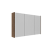 Saniclass Holz Frame Spiegelkast - 100x63x16cm - inclusief zijpanelen - Walnut pure SW1470590