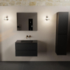 Mondiaz AIVY Ensemble de meuble - 80x45x50cm - 0 trous de robinet - 1 vasque Urban Solid surface - Centre - 2 tiroirs - sans miroir - MDF Urban SW892175
