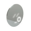 Thebalux spiegel model G rond 80cm wit indirecte LED verlichting rondom kleurkeuze wit en warm wit touchschakelaar en spiegelverwarming en verlichte vergrootspiegel SW787244