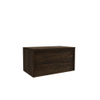 Saniclass Holz Frame Meuble de salle de bain - 80x45x40cm - plan de toilette - sans trous de robinet - 1 tiroirs - Charcoal SW1436765
