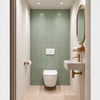 Adema Salina 2.0 Ensemble WC - 48.5x36x32cm - évacuation profonde - sans bride - réservoir encastré QeramiQ - softclose - quickrelease - abattant WC - plaque de commande brillante blanche en plastique - boutons rectangulaires - blanc SW1474598