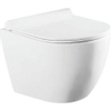 QeramiQ Salina Abattant WC compact - frein de chute - pour SW25841 - blanc SW767349