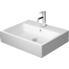 Duravit Vero air Wastafel - geslepen - met kraangat - met overloop - 60x47cm - met wondergliss - inclusief bevestiging - wit SW156991