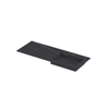 INK Post lavabo - 120x45x1cm - 1 cuve à droite - 1 trou de robinet - céramique Lauren noir mat SW693347