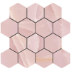 Baldocer Ceramica Onyx carreau mural et de sol - 29x27cm - 9mm - rectifié - rose SW890782