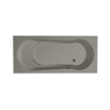 Xenz Barbados ligbad 180x80x45cm met poten zonder afvoer Acryl Cement Mat SW103050 Xenz Barbados ligbad 180x80x45cm met poten zonder afvoer Acryl Cement Mat SW103050