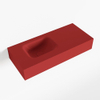 MONDIAZ LEX Opbouwwastafel 70x30x12cm 0 kraangaten wasbak links Solid Surface mat SW476609 MONDIAZ LEX Opbouwwastafel 70x30x12cm 0 kraangaten wasbak links Solid Surface mat SW476609