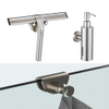 FugaFlow Eccelente Acces accessoireset - glaswisser - zeepdispenser - handdoekhaak - geborsteld RVS SW1450293