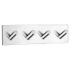 Smedbo BB zelfklevende Hakenrek 18cm glans rvs SW11041 Smedbo BB zelfklevende Hakenrek 18cm glans rvs SW11041