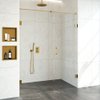 Saniclass Create Nisdeur 2-delig 155x200cm profielloos met antikalk en 8mm veiligheidsglas Goud geborsteld SW638633 Saniclass Create Nisdeur 2-delig 155x200cm profielloos met antikalk en 8mm veiligheidsglas Goud geborsteld SW638633