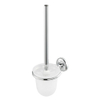 Geesa Hotel Brosse de toilettes avec support Chrome (tête de brosse blanche) SW75974